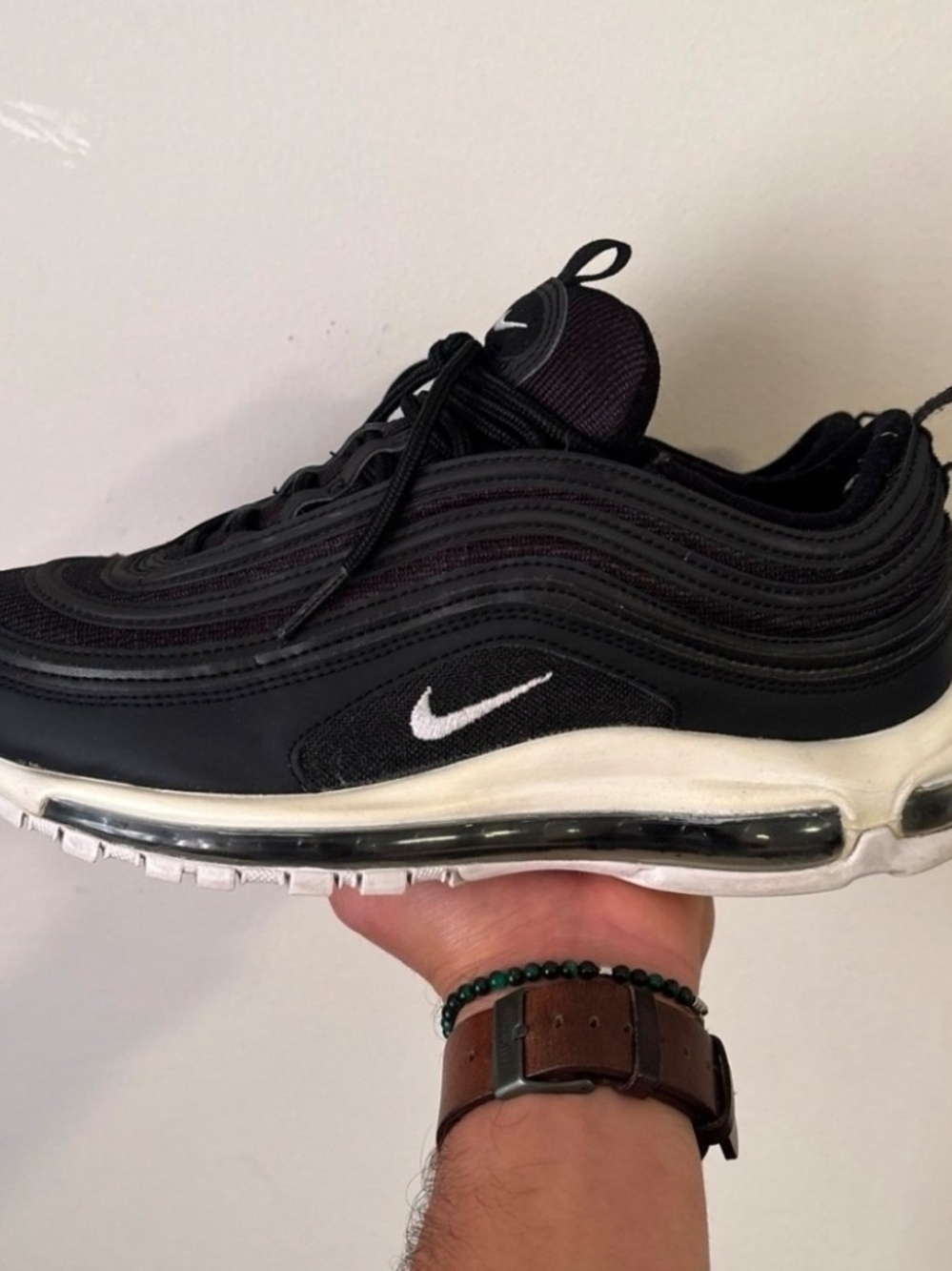 Nike Air Max 97 Black and White Running Shoe